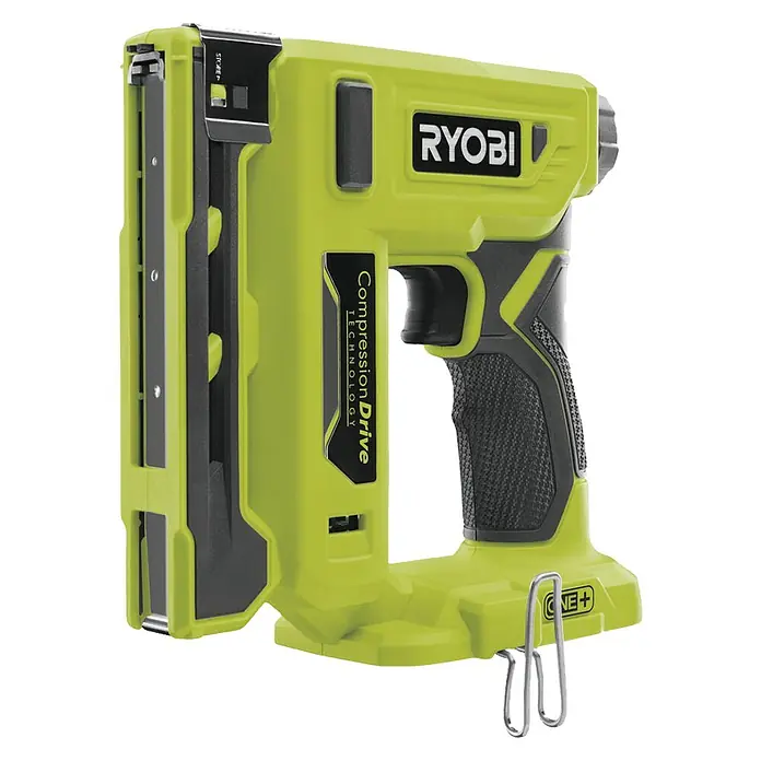 Ryobi ONE+ Akku-Tacker R18ST50-0 - 18 V, Li-Ionen, Anzahl Akkus: Ohne Akku - Diagonale Ansicht