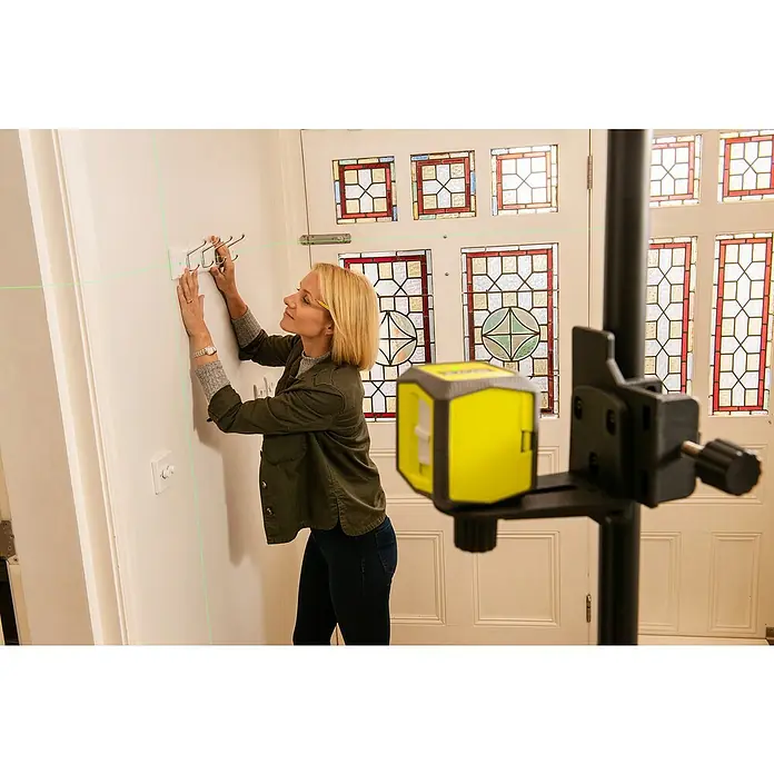 Ryobi Kreuzlinienlaser RBCLLG1 - Max. Arbeitsbereich: 15 m - Anwendungsbeispiel
