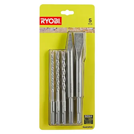 Ryobi  SDS-Plus-Bohrer- & Meißel-Set RAKSP05