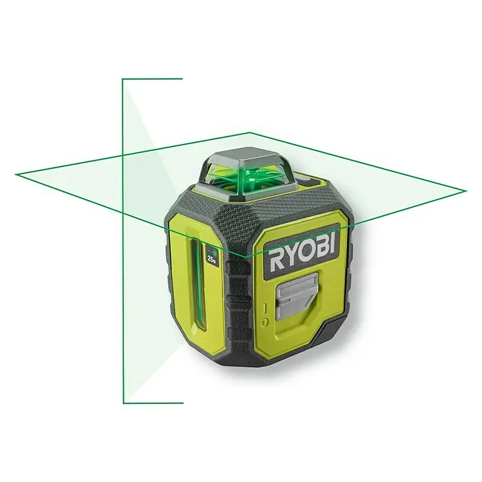 Ryobi ONE+ Kreuzlinienlaser 360° RB360GLL - Max. Arbeitsbereich: 25 m - Anwendungsbeispiel