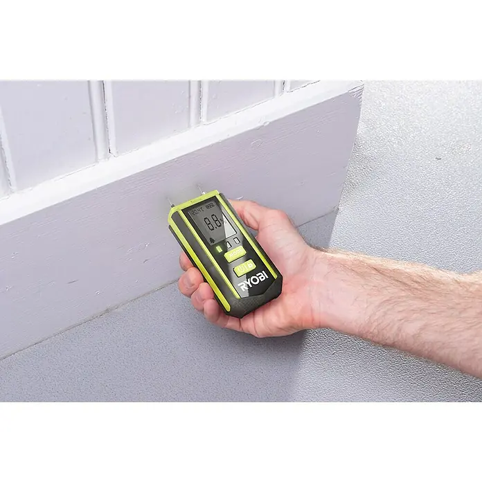 Ryobi Feuchtigkeitsmessgerät RBPINMM1 - Geeignet für: Baumaterialien/Holz - Anwendungsbeispiel