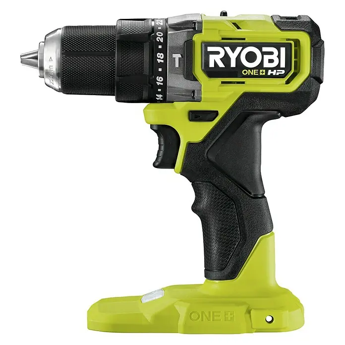 Ryobi ONE+ Akku-Schlagbohrschrauber-Set RPD18C-320S - 18 V, 2 Ah, 2 Akkus, Leerlaufdrehzahl: 0 U/min - 1.700 U/min - Linke Seitenansicht
