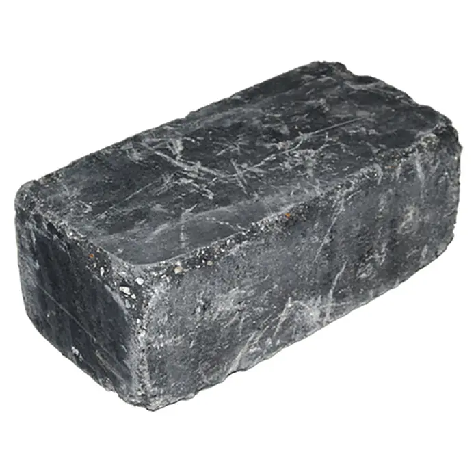 Seesteiner Mauerstein Quadro Antik - L x B x H: 36 x 18 x 12 cm, Beton, Anthrazit - Diagonale Ansicht