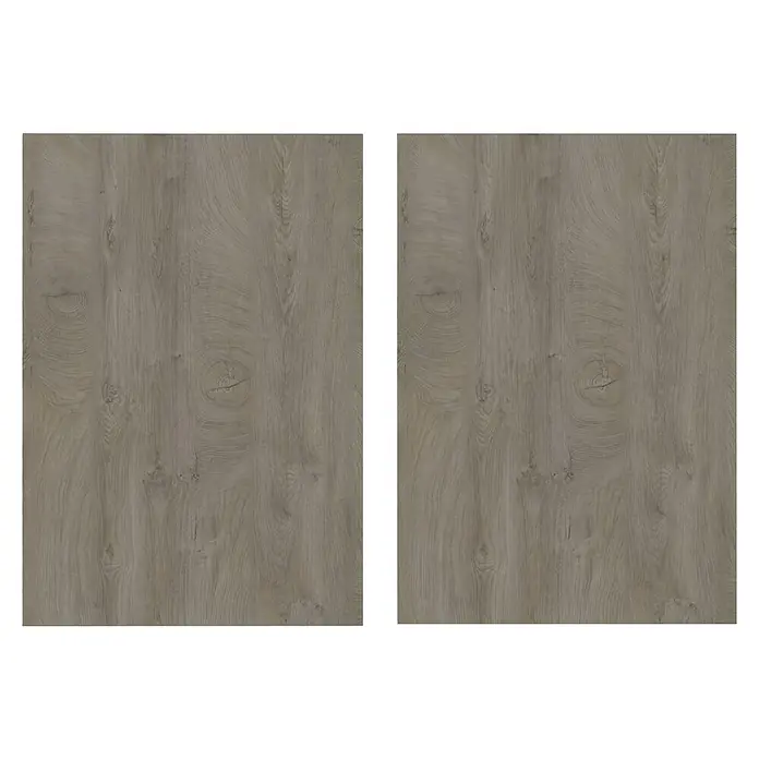 Top Elba Frontal mueble cocina - An x Al: 59,7 x 17,3 cm, Roble ceniza, 2 uds. - Vista frontal
