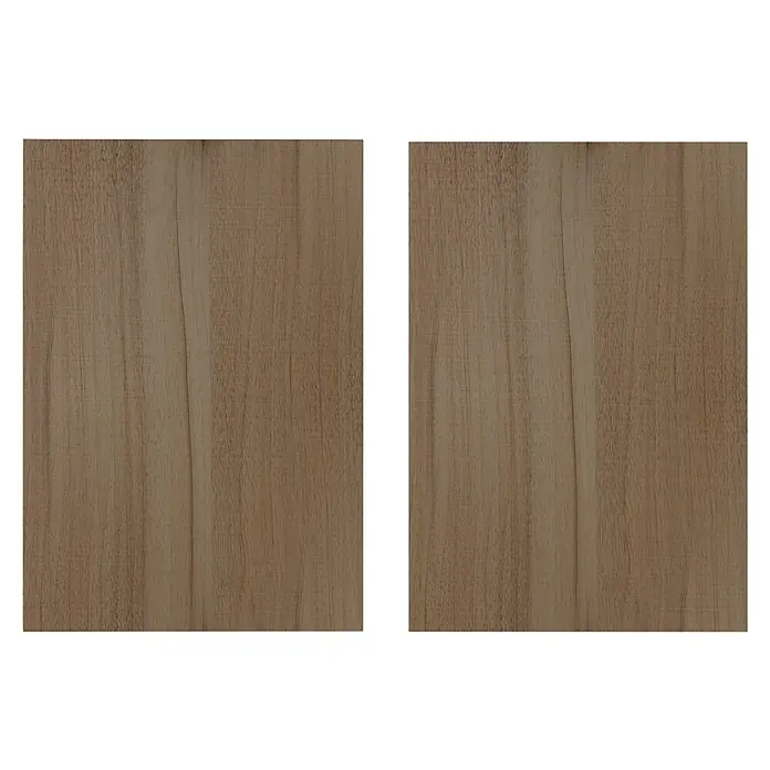 Top Elba Frontal mueble cocina - An x Al: 59,7 x 17,3 cm, Nogal, 2 uds. - Vista frontal