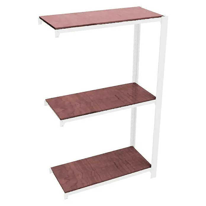 Simonrack Simonoffice Estantería para archivadores Officlick Wood Adicional - L x An x Al: 40 x 90 x 100 cm, Capacidad de carga: 200 kg/balda, Número de baldas: 3 ud., Blanco/Wengué