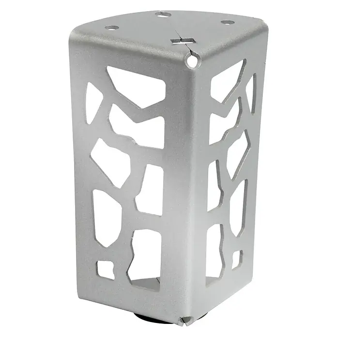 Pata para muebles Trencadís - L x An x Al: 4,6 x 5,7 x 10 cm, Cromo