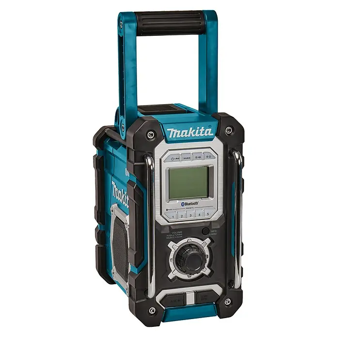 Makita Accubouwradio DMR108N - 10,8 V, Excl. accu - Diagonaal zicht