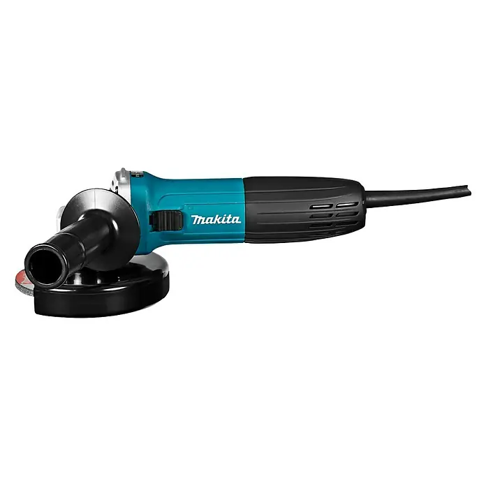 Makita Haakse slijper GA5030RK - 720 W, Schijfdiameter: 125 mm, Onbelast toerental: 11.000 tpm - Zijaanzicht links