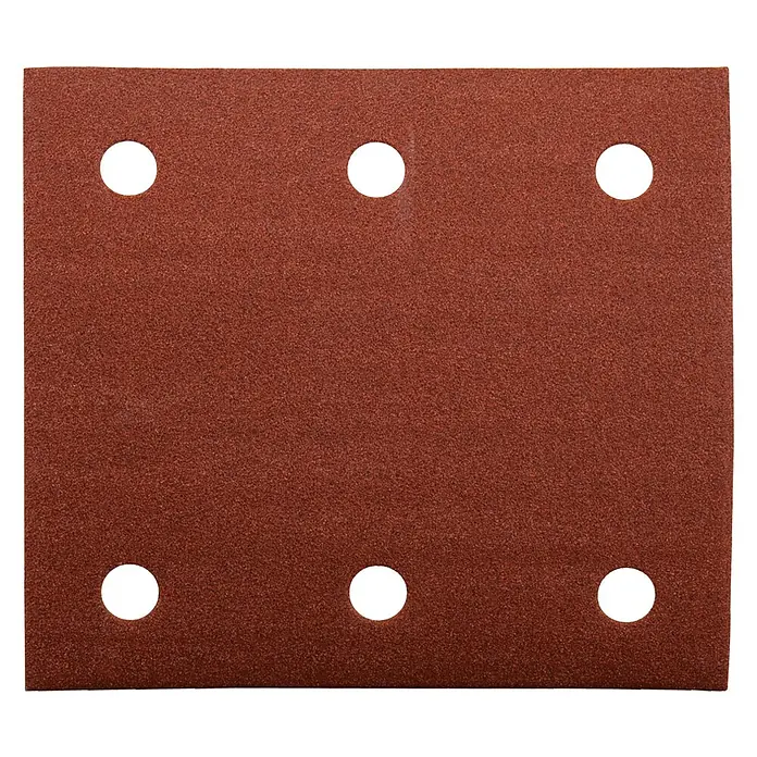Makita Schuurbladen Red Velcro 102 x 114 - Korreling: 150, 10 st., Geperforeerd - Vooraanzicht
