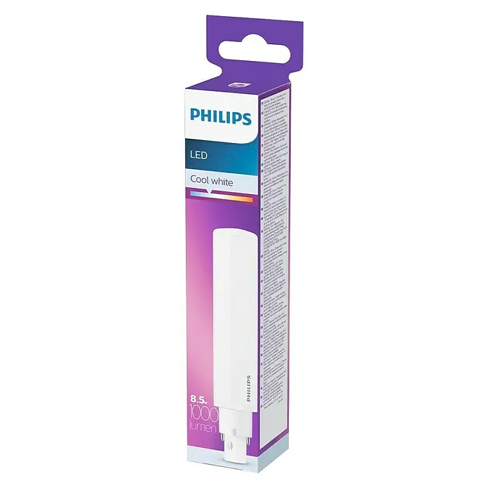 Philips Tubo LED PLC - 8,5 W, Color de luz: Blanco neutro, Largo: 14,76 cm