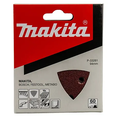 Makita  Schuurbladen 94 mm red velcro