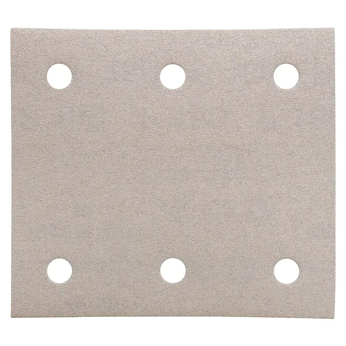 Makita Schuurbladen White Velcro 102 x 114 - Korreling: 180, 10 st., Geperforeerd - Vooraanzicht