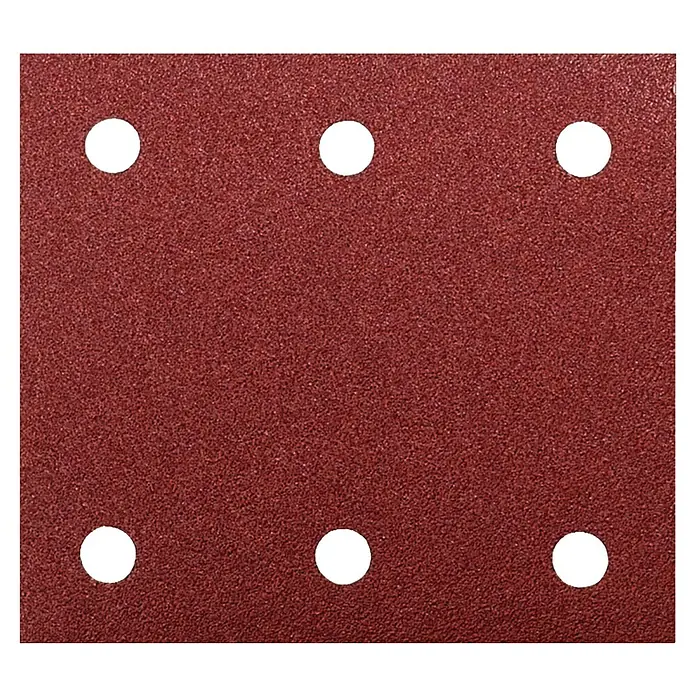 Makita Schuurbladen Red Velcro 102 x 114 - Korreling: 40, 10 st., Geperforeerd - Vooraanzicht