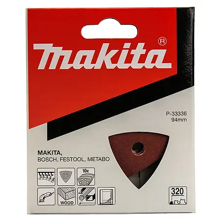 Makita  Schuurbladen 94 mm red velcro
