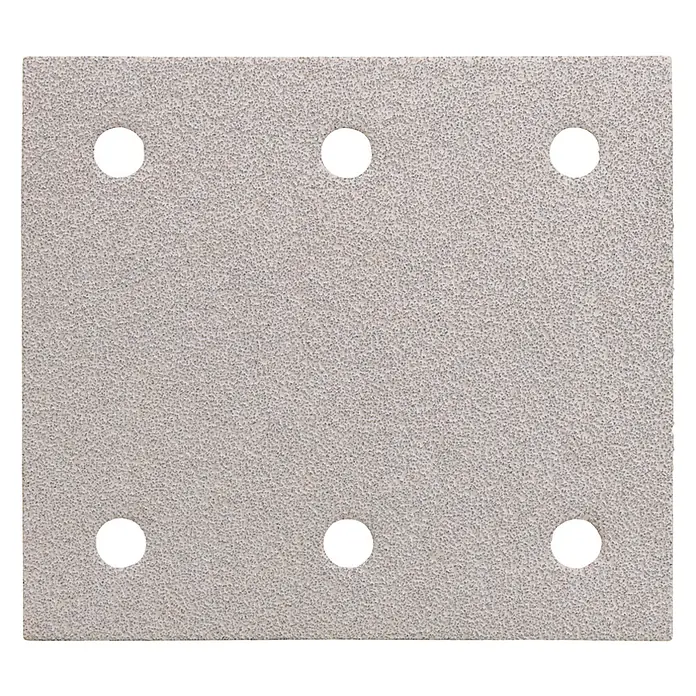 Makita Schuurbladen White Velcro 102 x 114 - Korreling: 80, 10 st., Geperforeerd - Vooraanzicht