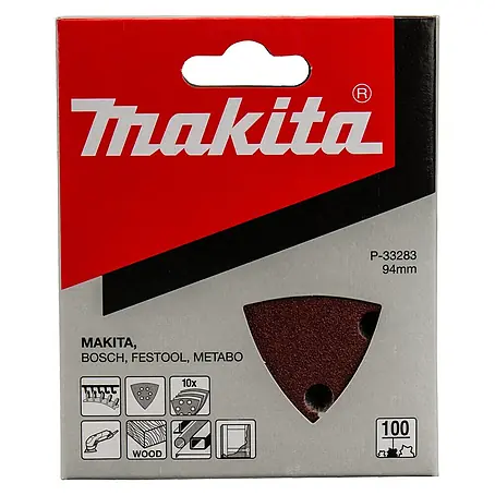 Makita  Schuurbladen 94 mm red velcro