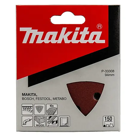 Makita  Schuurbladen 94 mm red velcro