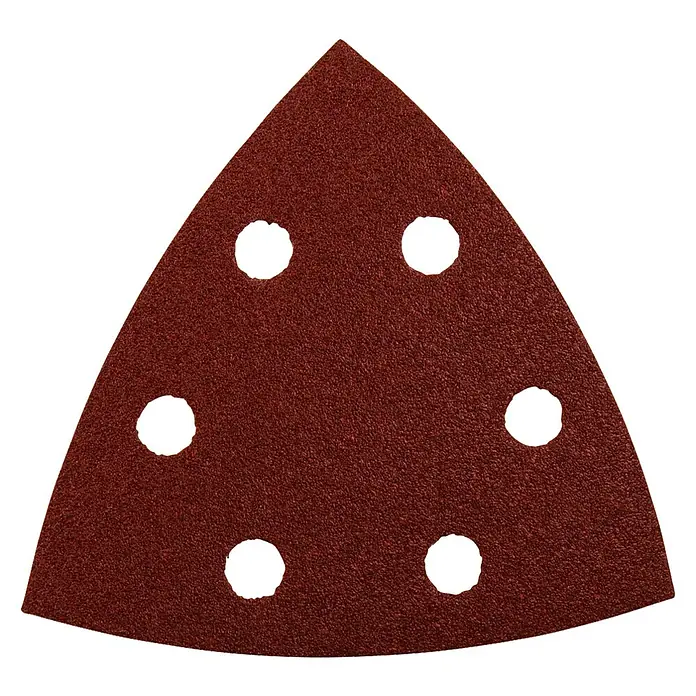 Makita Schuurbladen 94 mm red velcro - Korreling: 120, 10 st., Geperforeerd - Vooraanzicht