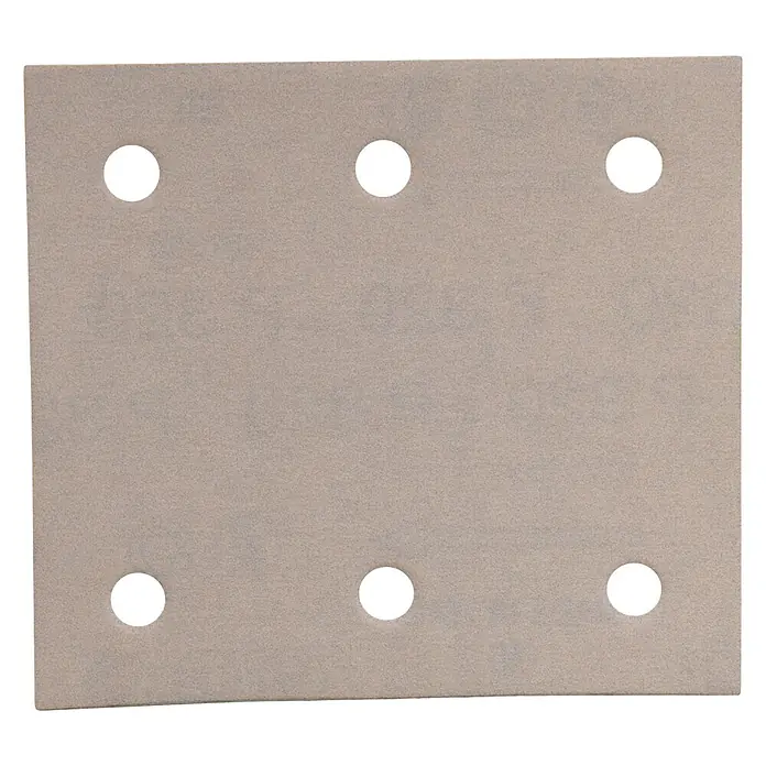 Makita Schuurbladen White Velcro 102 x 114 - Korreling: 320, 10 st., Geperforeerd - Vooraanzicht
