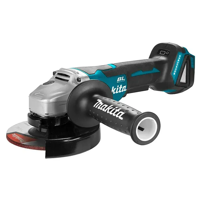 Makita Haakse slijper DGA505ZJ - Schijfdiameter: 125 mm, Onbelast toerental: 0 tpm - 8.500 tpm - Diagonaal zicht