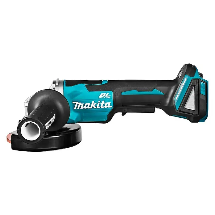 Makita Haakse slijper DGA505ZJ - Schijfdiameter: 125 mm, Onbelast toerental: 0 tpm - 8.500 tpm - Zijaanzicht links