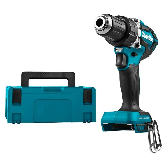 Makita Accuschroefboormachine DDF484ZJ - 18 V, Excl. accu, Onbelast toerental: 0 tpm - 2.000 tpm - Diagonaal zicht