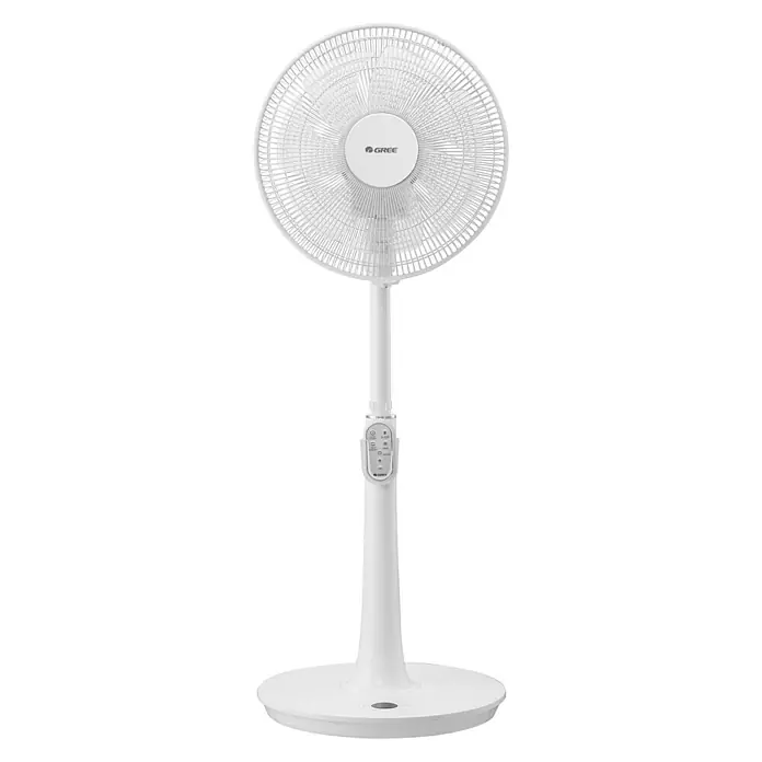Proklima Stajaći ventilator - 28 W, Bijele boje, Podešavanje po visini: 83 cm - 106 cm - Pogled sprijeda
