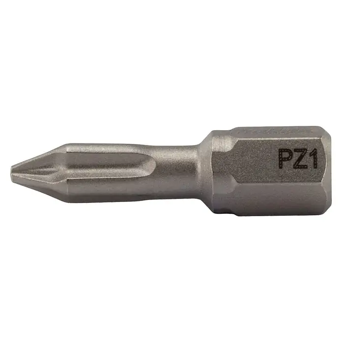 Makita Bit Pozidriv Torsion - 25 mm, PZ 1 - Vooraanzicht