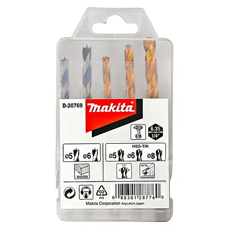 Makita  Borenset hout/steen/metaal