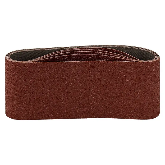 Makita Schuurband Red - 457 x 76 mm, Korreling: 40, 5 st. - Diagonaal zicht