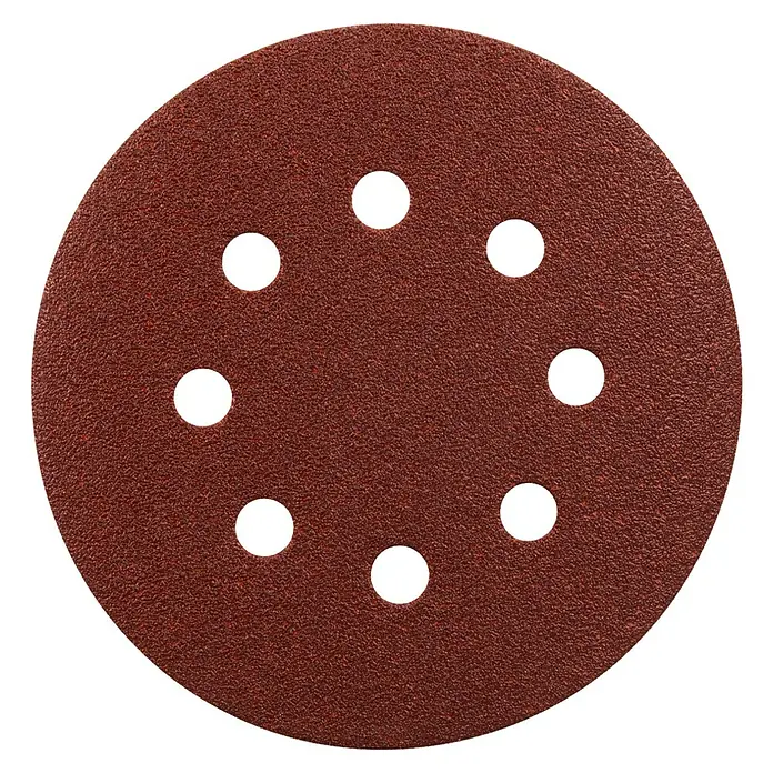 Makita Schuurschijf Red Velcro - Diameter: 125 mm, 80 - Vooraanzicht