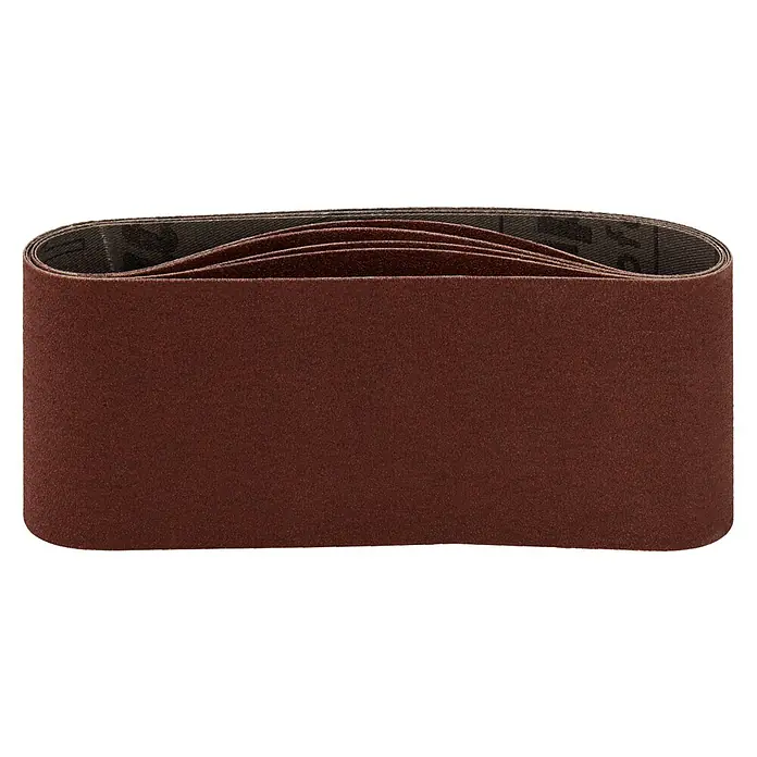 Makita Schuurband Red - 457 x 76 mm, Korreling: 100, 5 st. - Diagonaal zicht