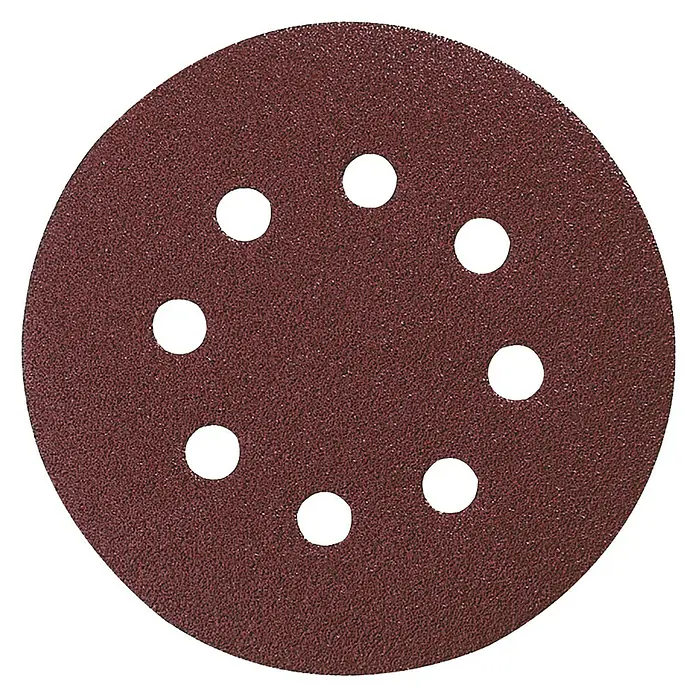 Makita Schuurschijf Red Velcro - Diameter: 125 mm, 100 - Vooraanzicht