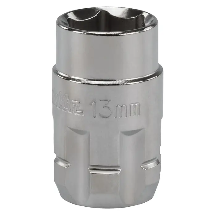 Makita Dopsleutelinzetstuk 6-GL - Sleutelbreedte: 13 mm - Vooraanzicht