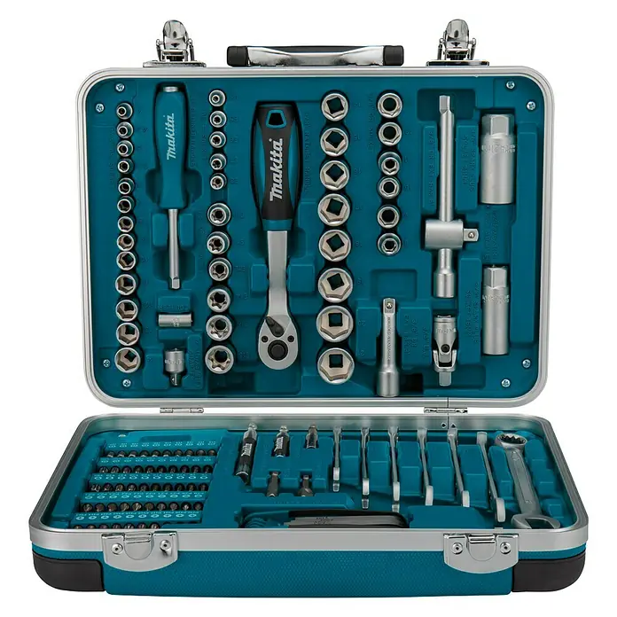 Makita Multifunctionele gereedschapsset P-90635 - 118 -delig - Vooraanzicht