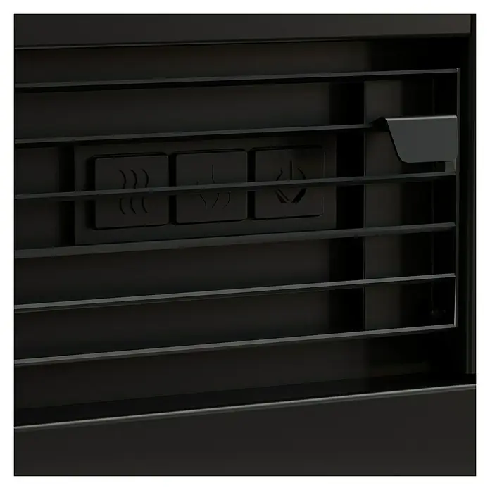 Voltomat HEATING Električni kamin Modern - Bijelo-crno, 1.500 W, 32,9 x 70,6 x 99 cm - Detaljan prikaz