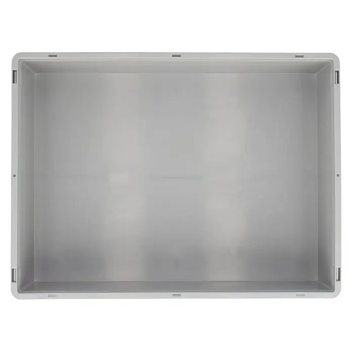 Surplus Systems Eurobox - L x B x H: 80 x 60 x 22 cm, Kunststoff, Grau - Ansicht von oben