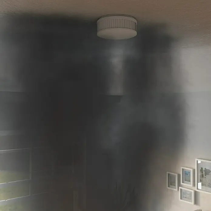 Pyrexx Rauchwarn- & Hitzemelder PX-1 Q - Durchmesser: 10,5 cm, Batterielaufzeit: 12 Jahre, Alarmsignal: Min. 85 dB - Stimmungsaufnahme