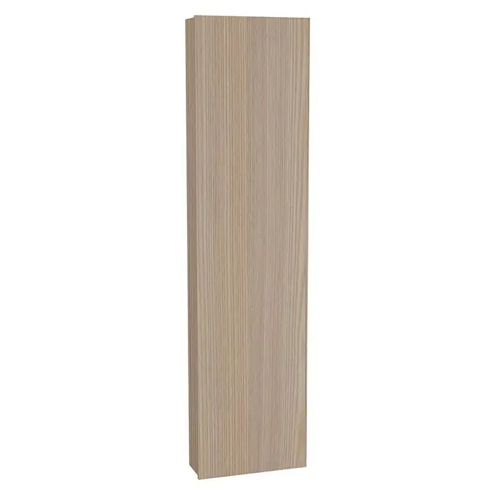 Camargue Aurinia Kofferschrank - Links, 40 x 15 x 160 cm, Hacienda Creme - Vorderansicht