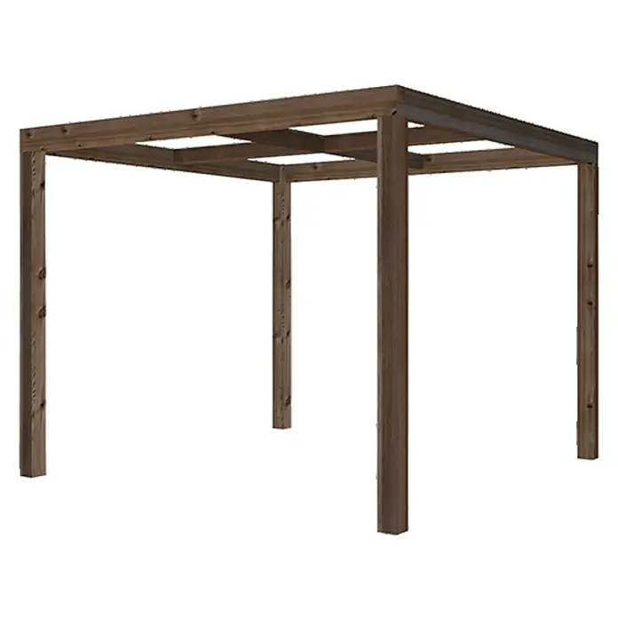 Pérgola Cubik - L x An: 300 x 300 cm - Vista angular