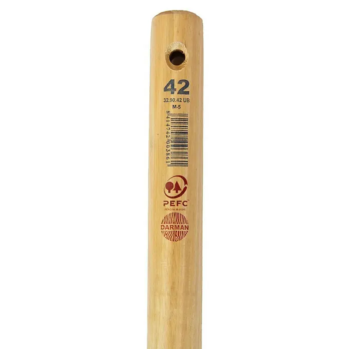 Mango de azada 40 - Largo: 120 cm, Eucalipto - Primer plano