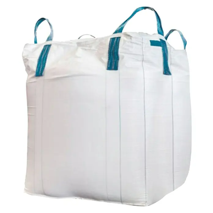 Min2C Big Bag - L x B x H: 70 x 70 x 70 cm, Weiß - Diagonale Ansicht