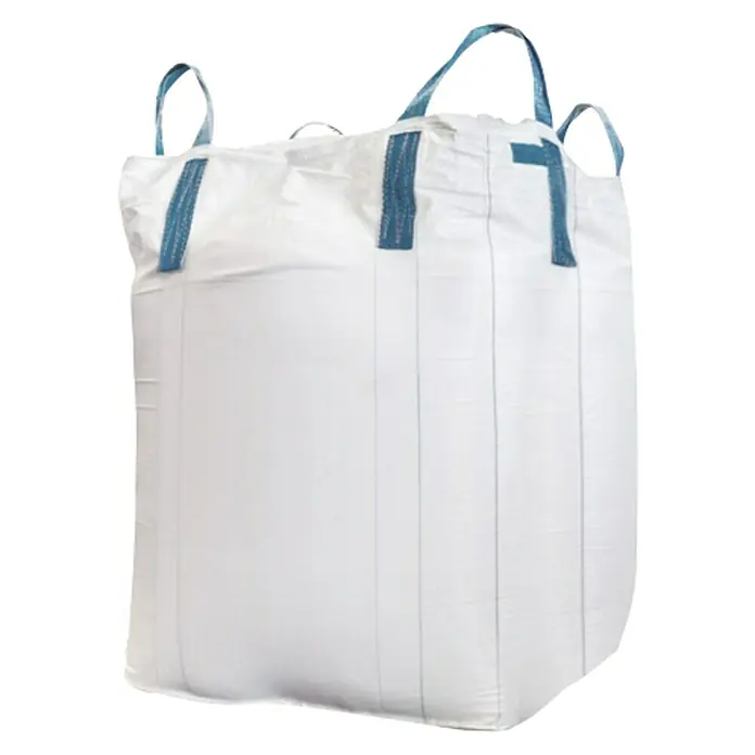 Min2C Big Bag - L x B x H: 80 x 80 x 105 cm, Weiß - Diagonale Ansicht