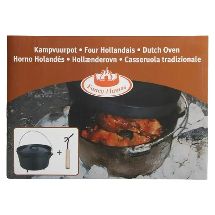 Esschert Design Nizozemska peć - Lijevano željezo, Zapremnina: 3,7 l - Pogled sprijeda