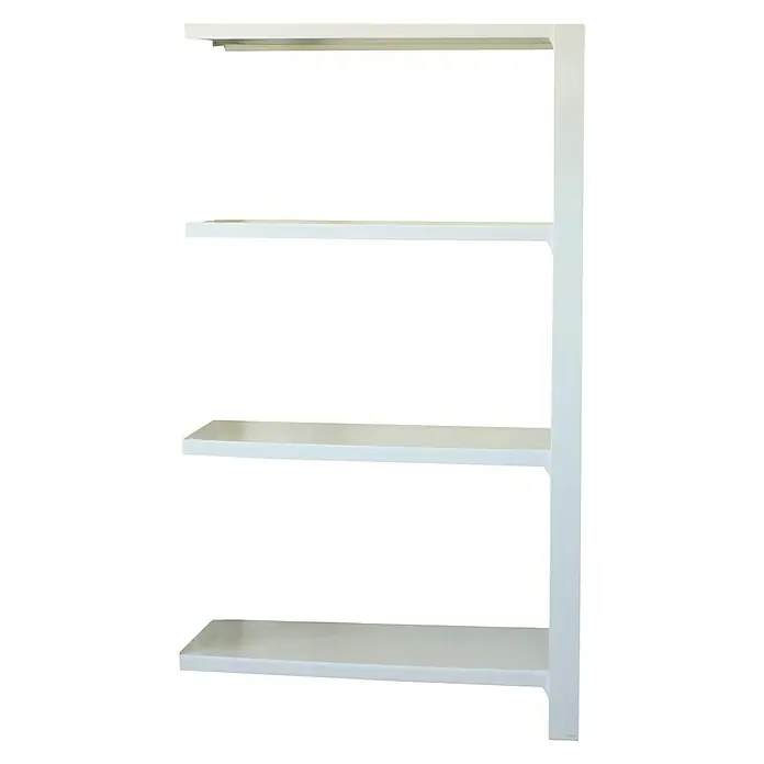 Simonrack Simonoffice Estantería para archivadores Officlick Wood Adicional - L x An x Al: 30 x 90 x 150 cm, Capacidad de carga: 200 kg/balda, Número de baldas: 4 ud., Blanco - Vista frontal