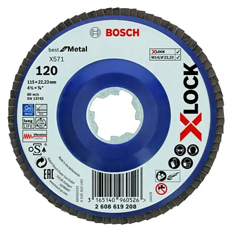 Bosch Professional X-Lock Disco de corte Best for Metal