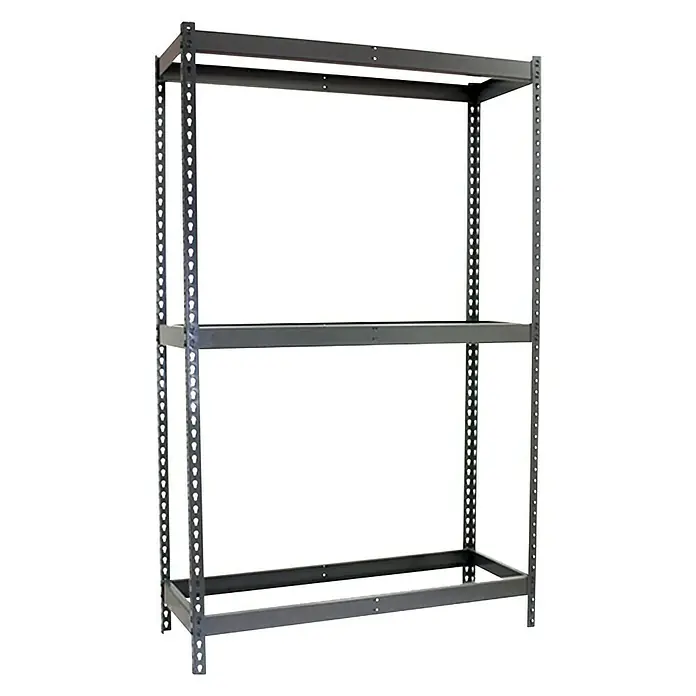 Simonrack Simonforte Estructura de estantería - L x An x Al: 45 x 150 x 200 cm, Capacidad de carga: 600 kg/balda, Número de baldas: 3 ud., Gris - Vista angular