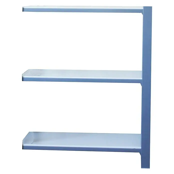 Simonrack Simonoffice Estantería para archivadores Officlick Wood Adicional - L x An x Al: 30 x 90 x 100 cm, Capacidad de carga: 200 kg/balda, Número de baldas: 3 ud., Gris/Blanco - Vista frontal