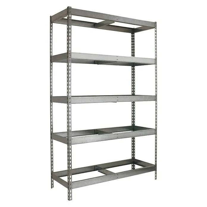 Simonrack Simonforte Estructura de estantería - L x An x Al: 60 x 210 x 200 cm, Capacidad de carga: 600 kg/balda, Número de baldas: 5 ud., Galvanizado - Vista angular